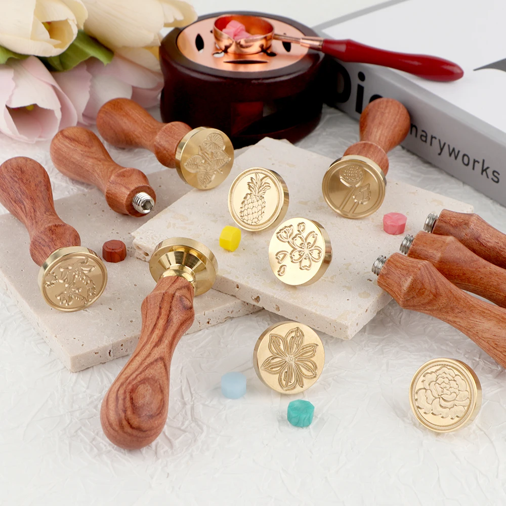Wax Seal Stamp Set - مجموعة أختام الشمع: 1 رأس ختم