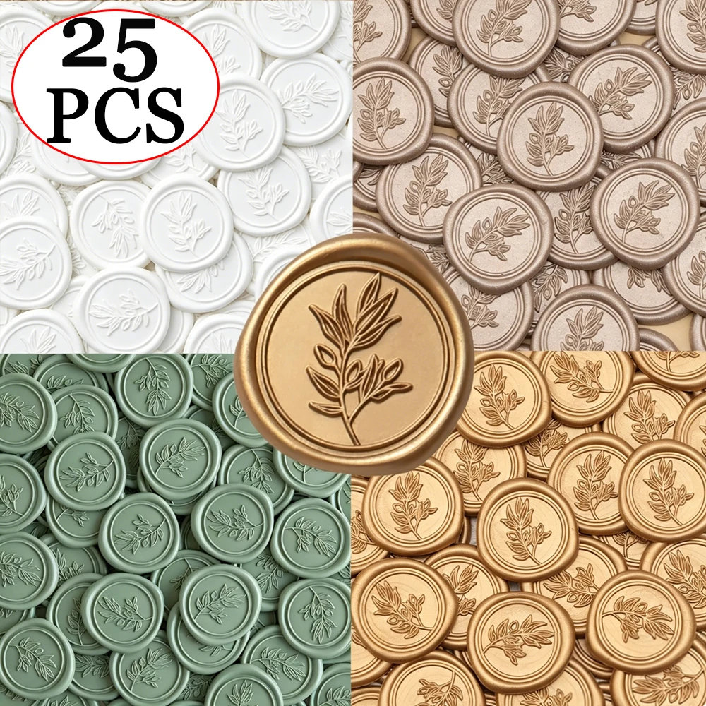 25 قطعة/مجموعة ملصقات شمعية ذا - مراجعة Wax Seal Stamp Set وسعره