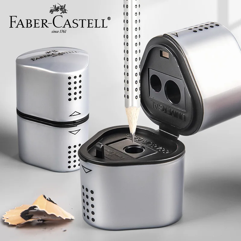 مبراة أقلام يدوية 3 في 1 من فا - مراجعة Faber-Castell Pencil Grip وسعره