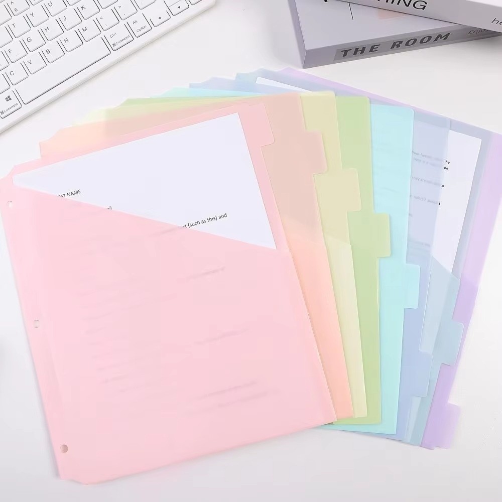 فواصل ملفات متينة من البلاستيك - مراجعة Tab Divider A4 وسعره