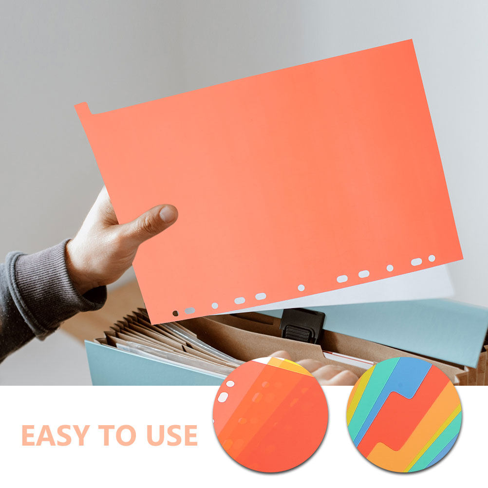 فواصل ملفات من مادة PVC مع ألس - مراجعة Tab Divider A4 وسعره