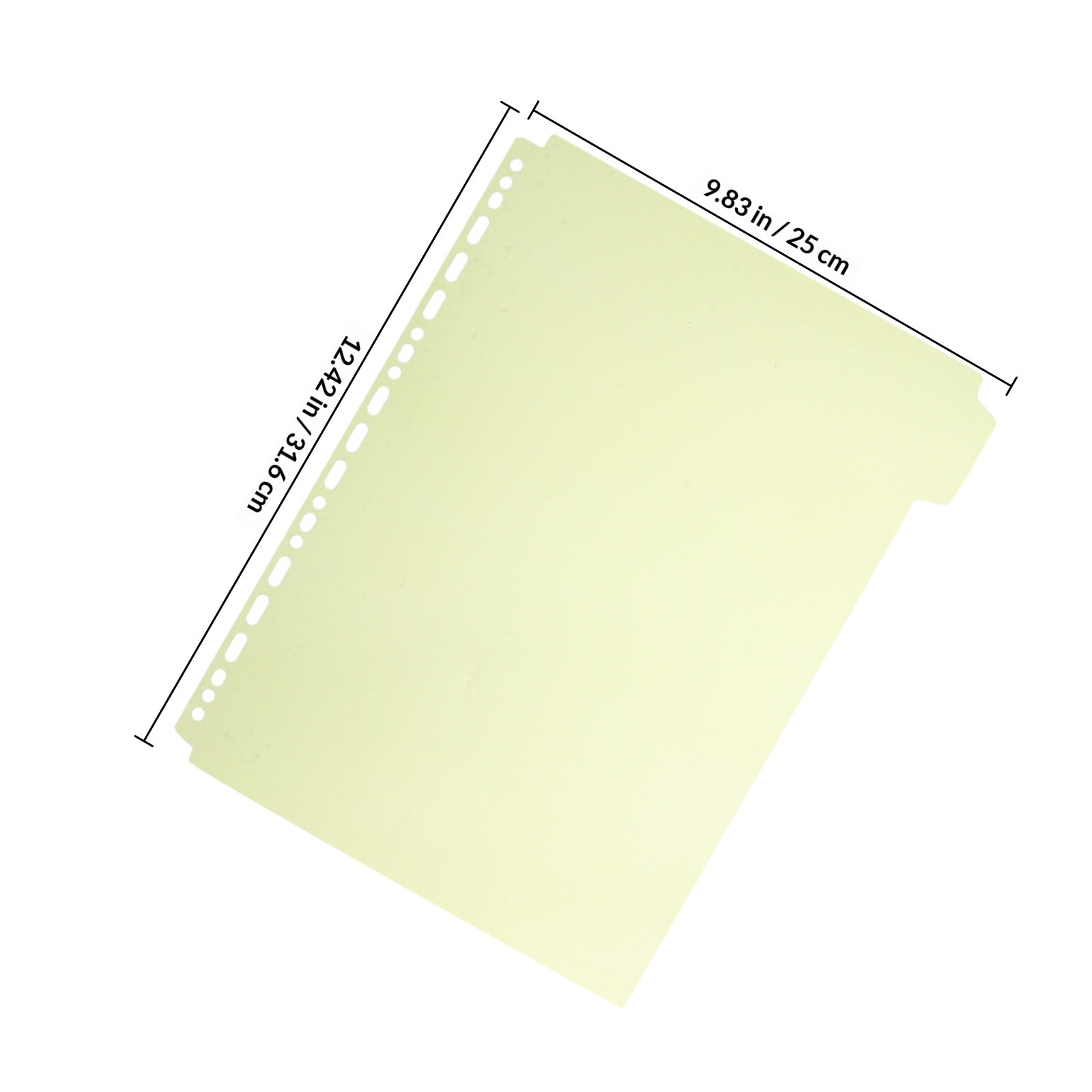 6 قطع من فواصل الملفات البلاست - مراجعة Tab Divider A4 وسعره