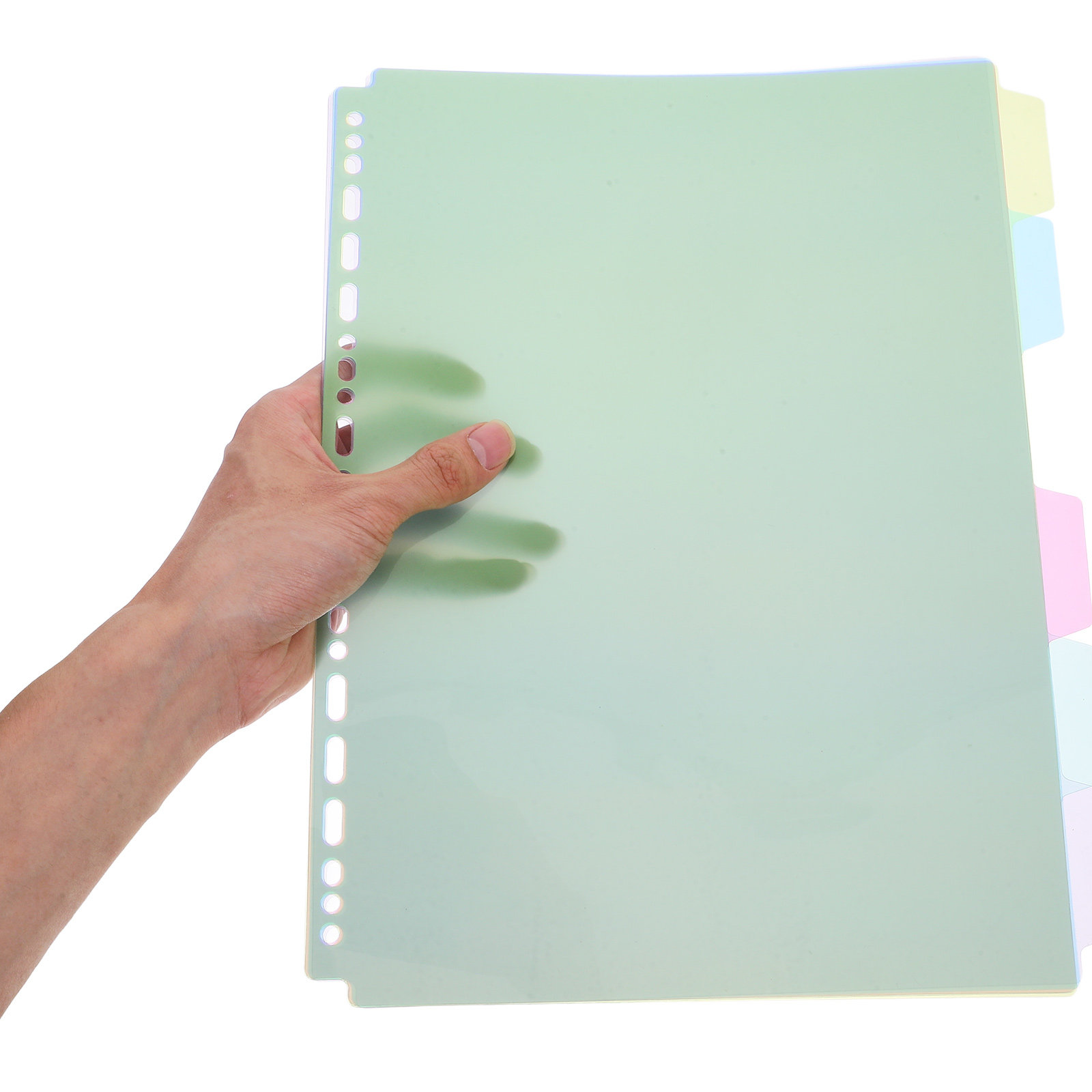 6 قطع من فواصل الملفات البلاست - مراجعة Tab Divider A4 وسعره